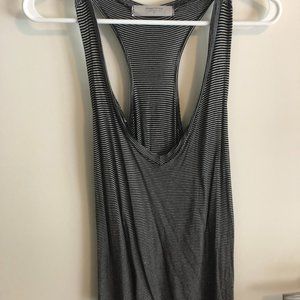 Black and White Horizontal Stripped Tank